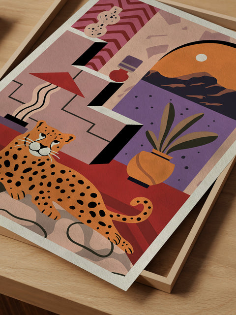 Paint Me Like One Of Your French Girls Leopard Open Edition Print
