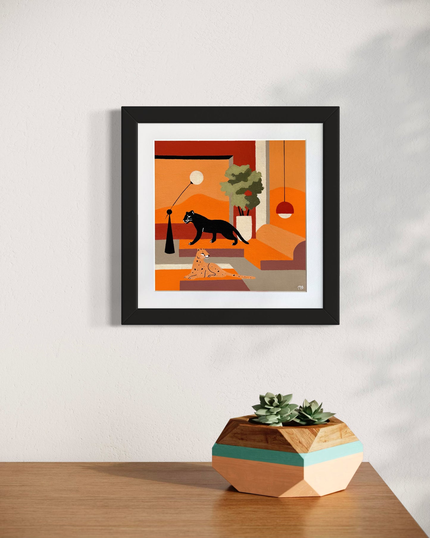 Two Ways of Waiting 28x28cm