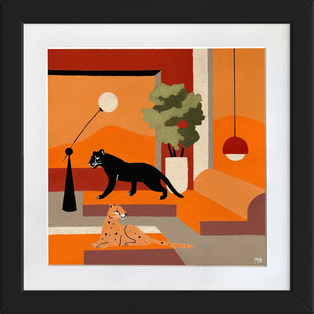 Two Ways of Waiting 28x28cm