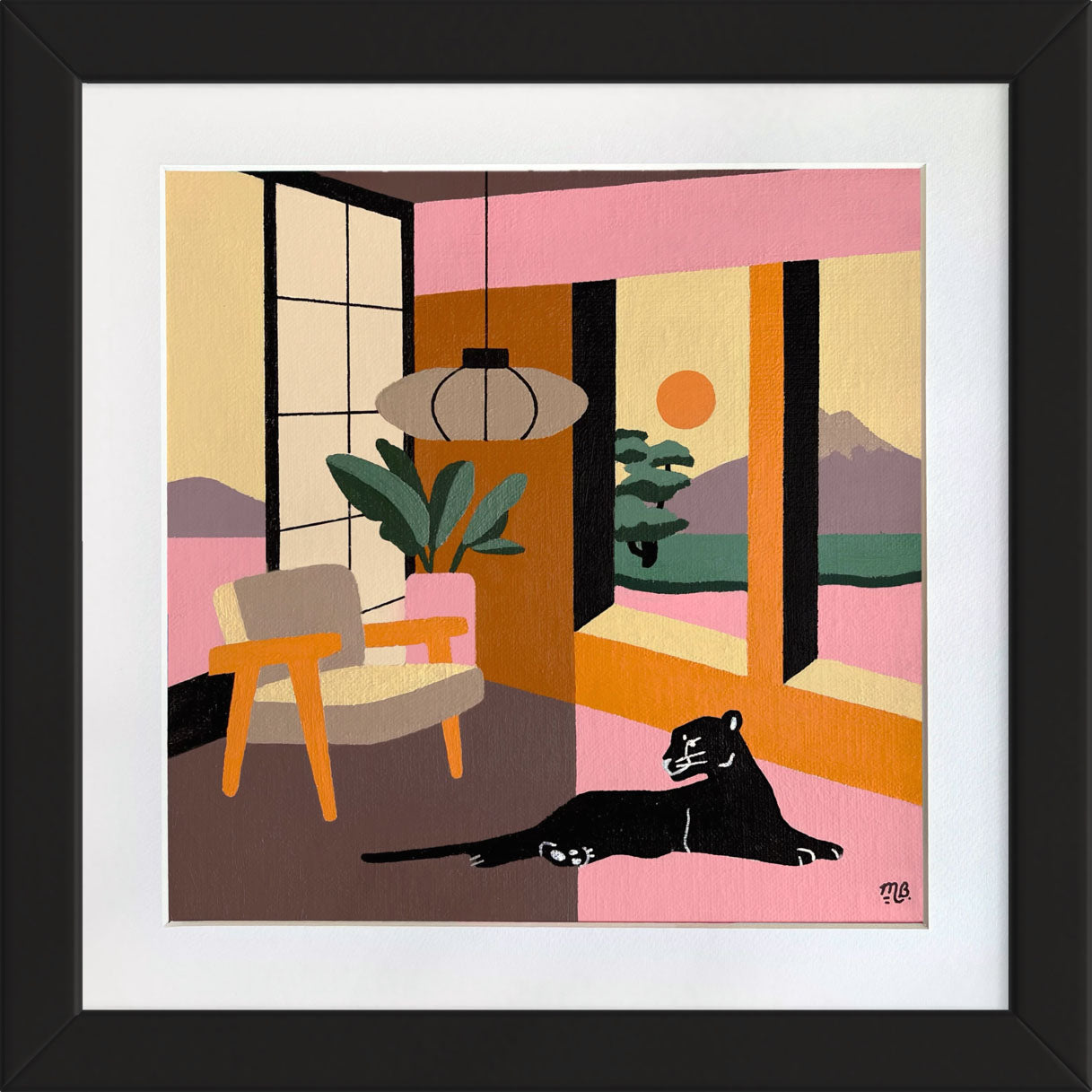 Fuji-San 28x28cm