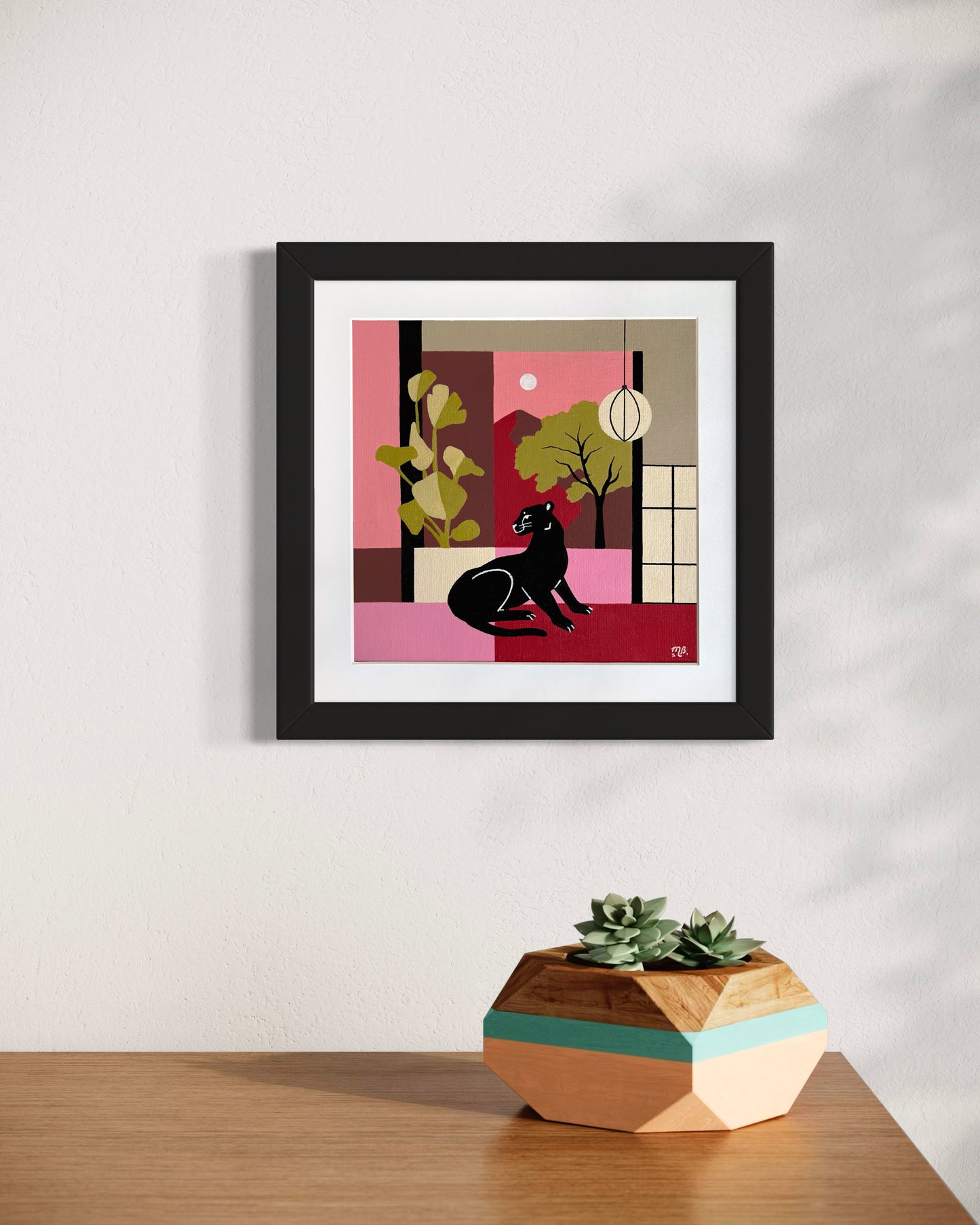 Panther in Kyoto 28x28cm
