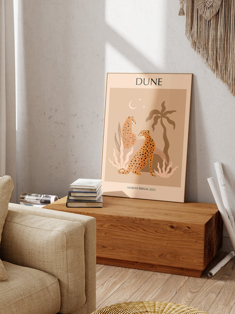 Dune Leopards Poster