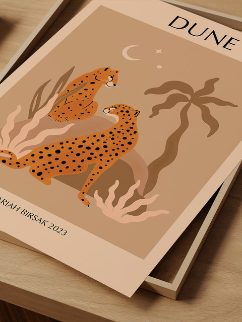 Dune Leopards Poster
