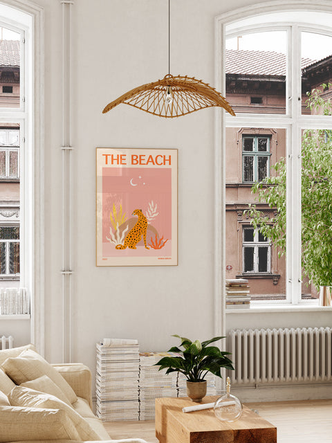 The Beach Leopard Poster