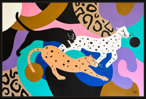 "Encounters 4.0" Leopard Painting