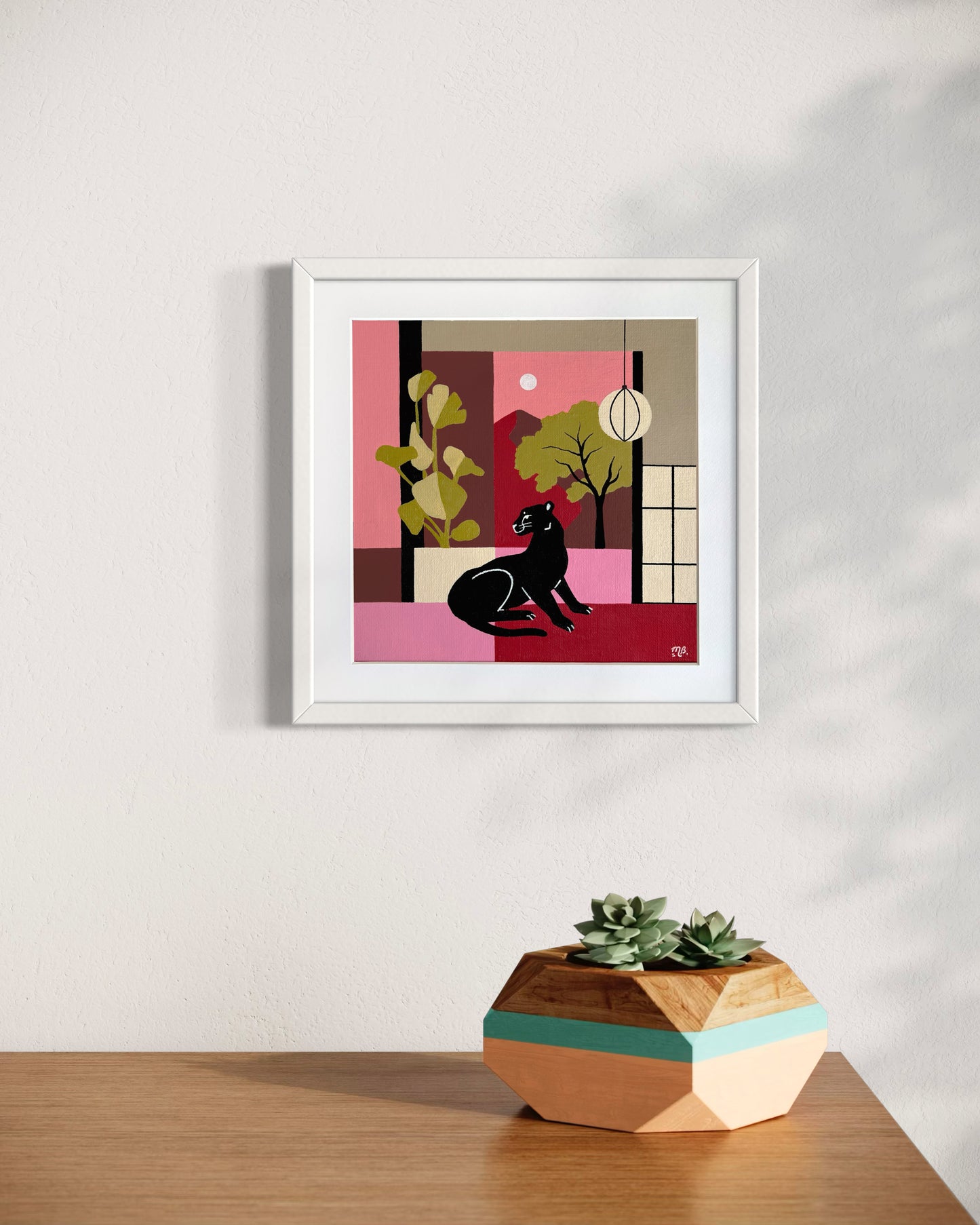 Panther in Kyoto 26.3x26.3cm