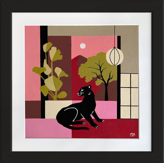 Panther in Kyoto 28x28cm